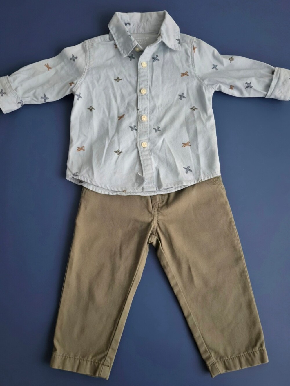 Carter's Airplane Shirt And Pants Set 12 Months